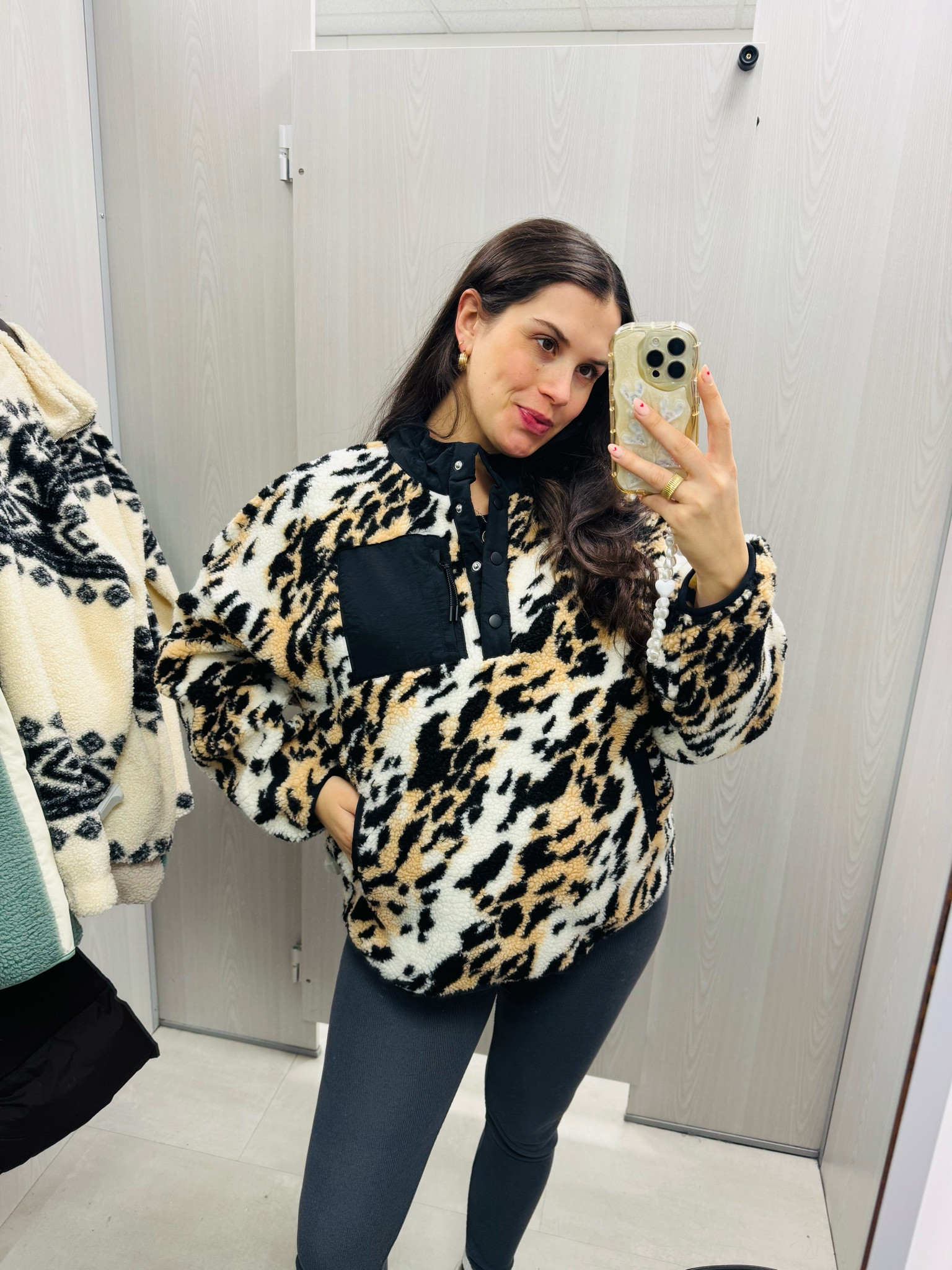 Animal print fleece 

#LTKmaternity #LTKwinter #LTKuk