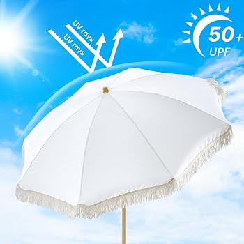 Aohanoi Outdoor Umbrella - Sun Protection, Rain Resistant, Windproof with Manual Open-Close Featu... | Amazon (US)