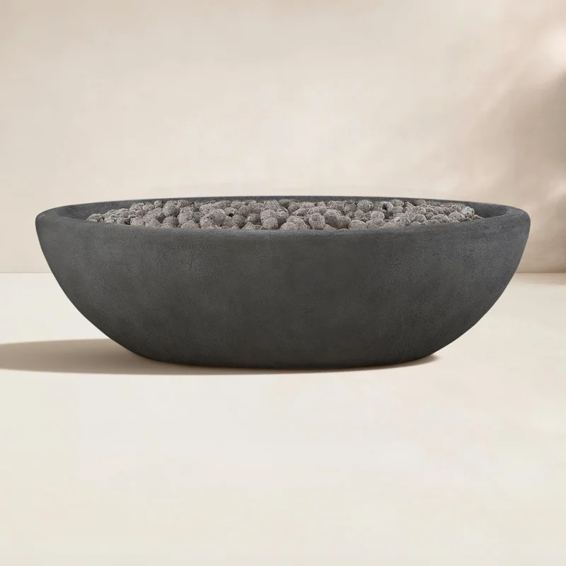 RIVERSIDE Oval Propane Fire Bowl by Real Flame | Wayfair North America