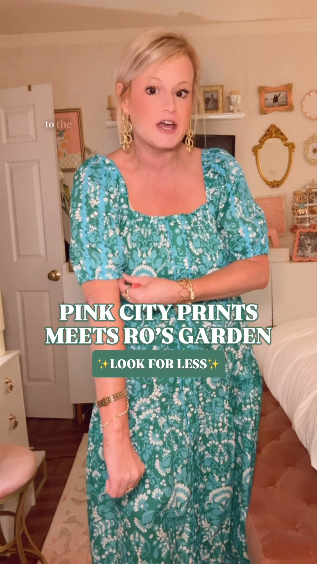 Pink City Prints look for less | Ro’s Garden inspired dress | Amazon vacation dress | 100 cotton dress | resort style

The silhouette is all Pink City Prints. The print is so Ro’s Garden. The price tag is Amazon.

This 100% cotton Amazon dress has the designer summer dress formula: smocked bodice, square neckline, puff sleeves, ric rac-style trim, full gathered skirt, teal floral print, and that easy feminine midi/maxi silhouette that feels made for vacation.

I’m in a medium. Available in 3 prints.

This print is especially good for resort dinners, beach vacation outfits, cruise outfits, girls trips, summer brunch, garden parties, church, family photos, beach town shopping, patio dinners, and warm-weather events. 

It gives Pink City Prints Lucia dress look for less from the silhouette, and Ro’s Garden inspired dress energy from the print. Style with gold sandals, raffia slides, pearl earrings, white sandals, woven clutch, straw tote, or flat sandals for an easy polished summer outfit.

Pink City Prints look for less, Pink City Prints Lucia look for less, Pink City Prints inspired dress, Ro’s Garden inspired dress, Ro’s Garden look for less, Amazon vacation dress, Amazon summer dress, Amazon dress find, Amazon floral dress, teal floral dress, teal dress, floral midi dress, floral maxi dress, smocked floral dress, puff sleeve dress, ric rac dress, 100 cotton dress, cotton summer dress, cotton vacation dress, resort dress, resort style, vacation dress, vacation outfit, beach vacation dress, cruise outfit, garden party dress, bridal shower dress, baby shower dress, brunch dress, church dress, summer dresses women, feminine summer dress, designer look for less

#LTKFindsUnder50 #AmazonFinds #SummerDress #VacationDress #VacationOutfit #PinkCityPrints #RosGarden #LookForLess #WeddingGuestDress

#LTKSeasonal #LTKWedding #LTKTravel
