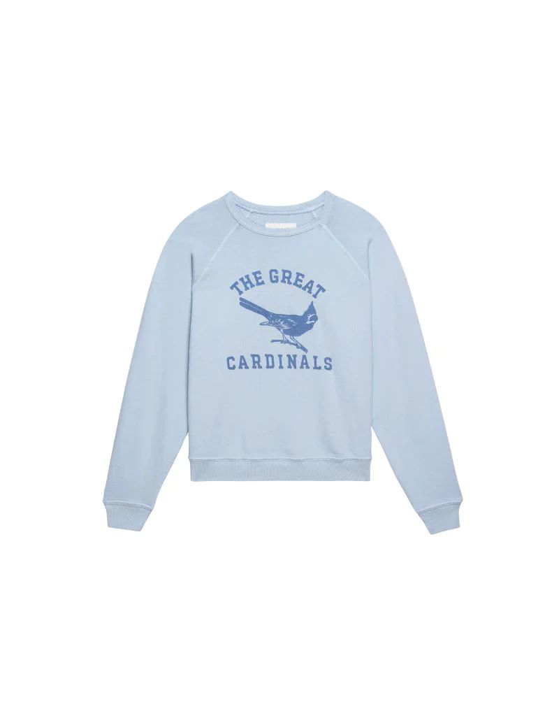 Light Blue The Shrunken Sweatshirt By The Great - Ambiance Boutique | Ambiance