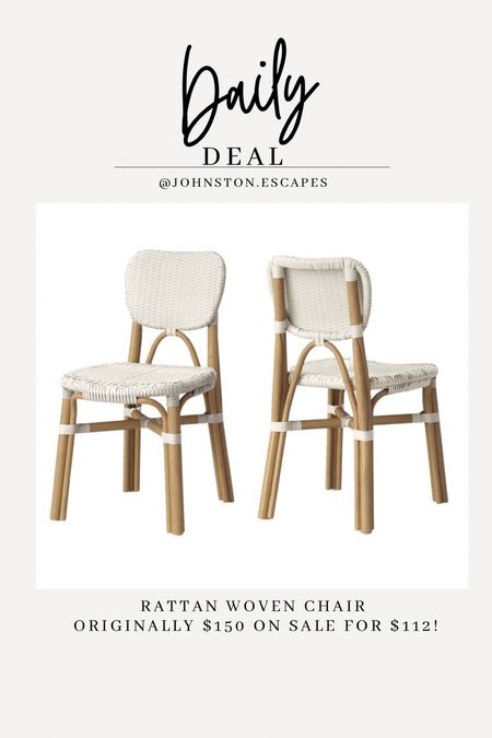 LOVE these chairs and they are currently on sale!  They are listed as dining room chairs but we have them at our outdoor dining table and a small desk in a room too, so they are very versatile 😀

#LTKhome #LTKsalealert #LTKFind