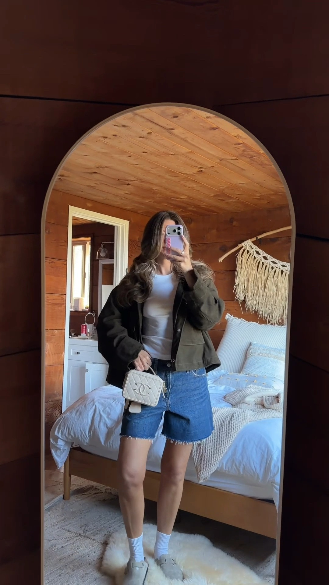 Labor Day weekend fall outfit! 🍂

I’m 5’4” and wearing my usual smalls

summer to fall look, transitional fashion, denim shorts, clogs, basics, white tee and jeans, weekend look, autumn outfit inspo

#LTKgrwm #LTKdayinmylife #LTKootd