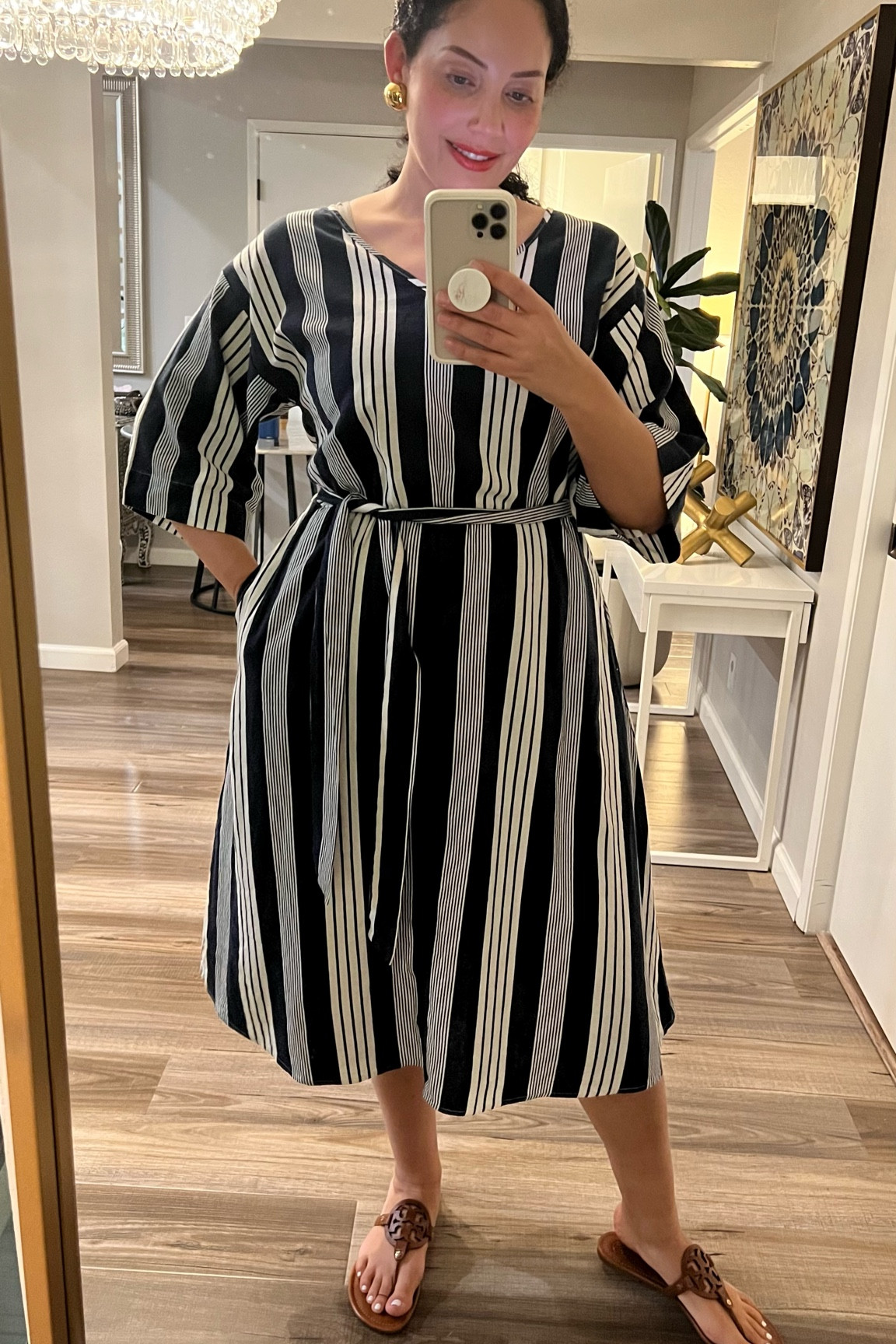 Linen blend midi dress

#LTKcurves #LTKSeasonal #LTKunder100