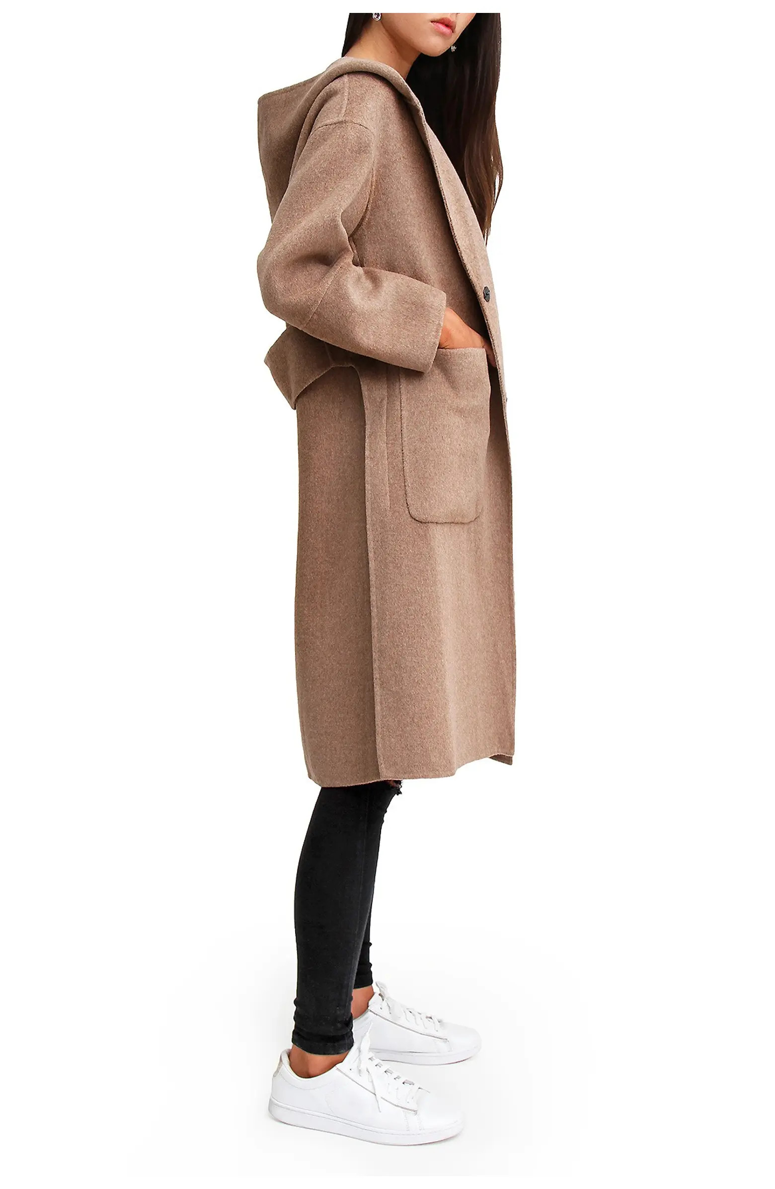 Walk This Way Wool Blend Oversized Coat | Nordstrom