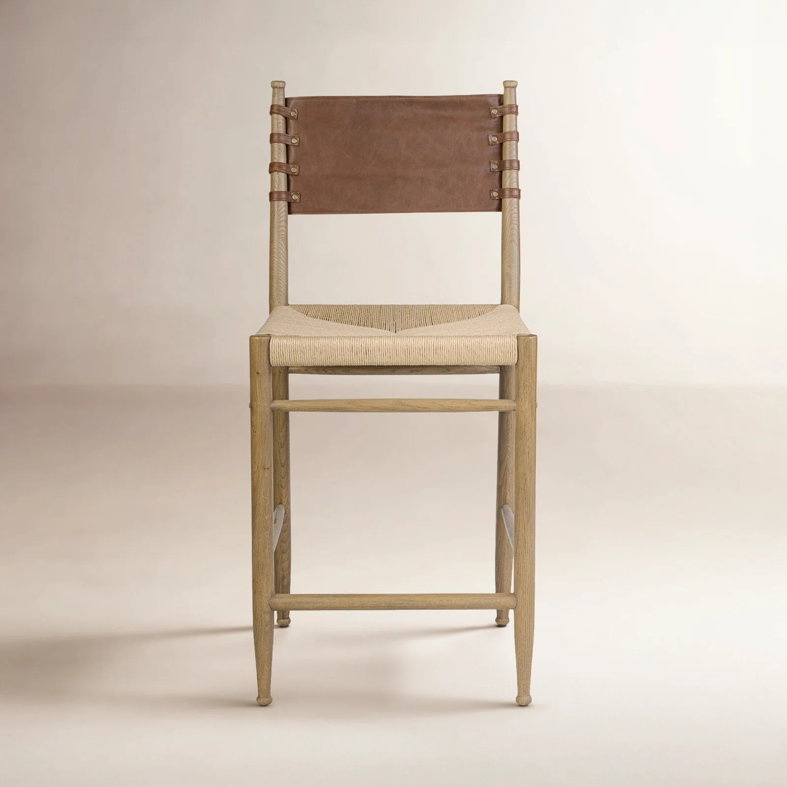 Brielle Stool-Dulane Mahogany-Counter | Birch Lane