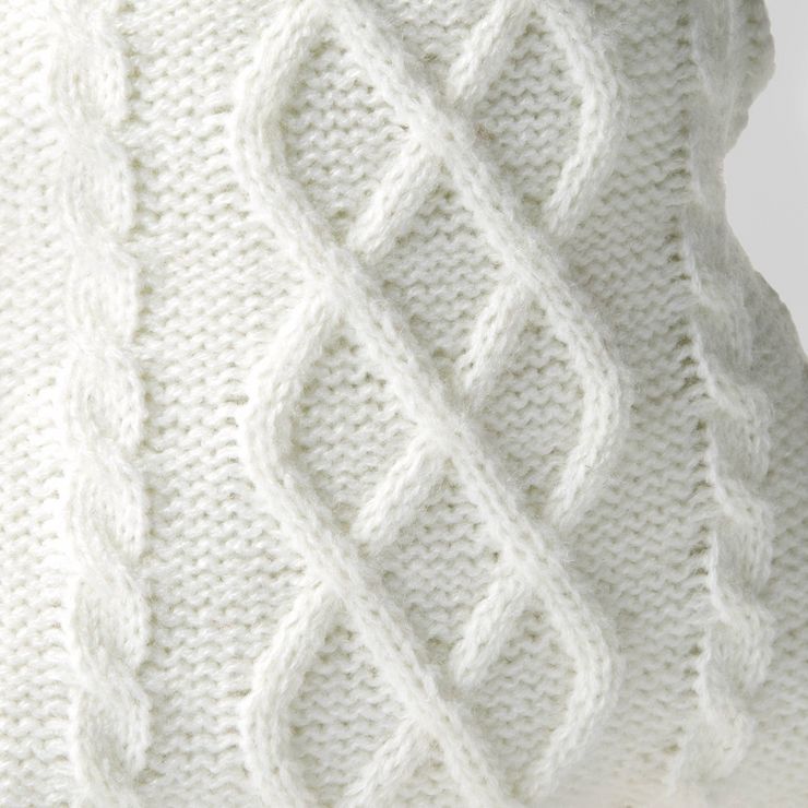 13" Decorative Knit Tree with Wood Base White - Wondershop™ | Target