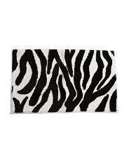 20x32 Zebra Micro Tufted Bath Mat | TJ Maxx