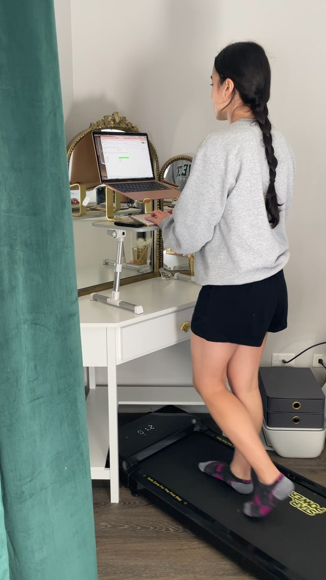 Loving this walking pad! #amazonfind #walkingpad #wfh