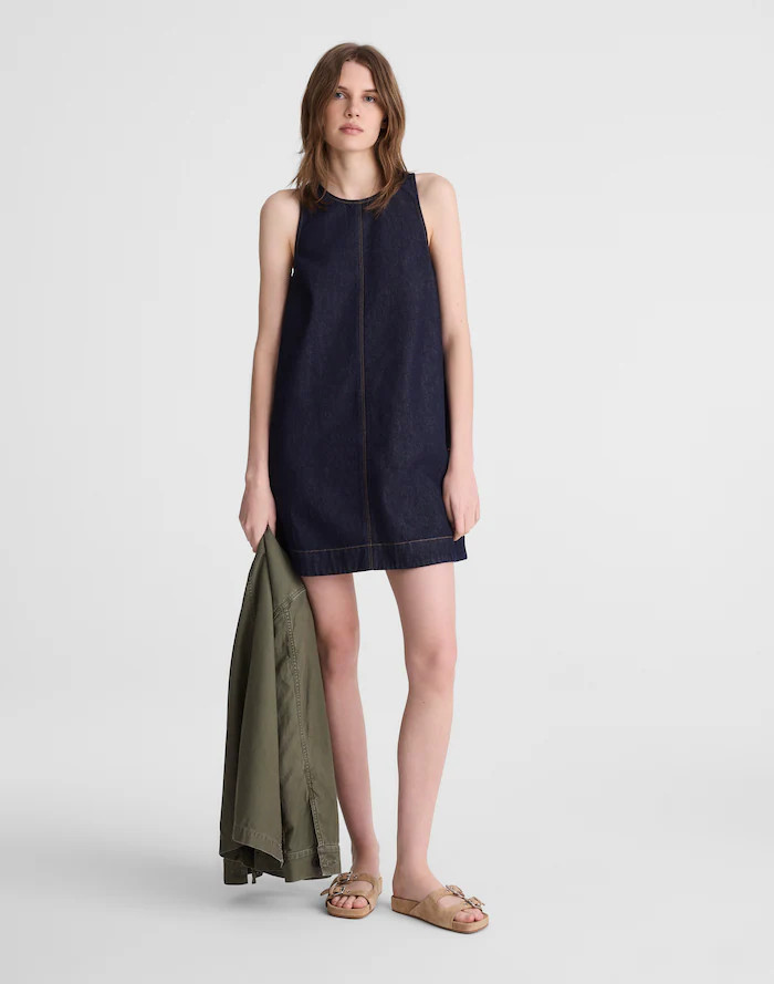 Denim Mini Shift Dress | Madewell