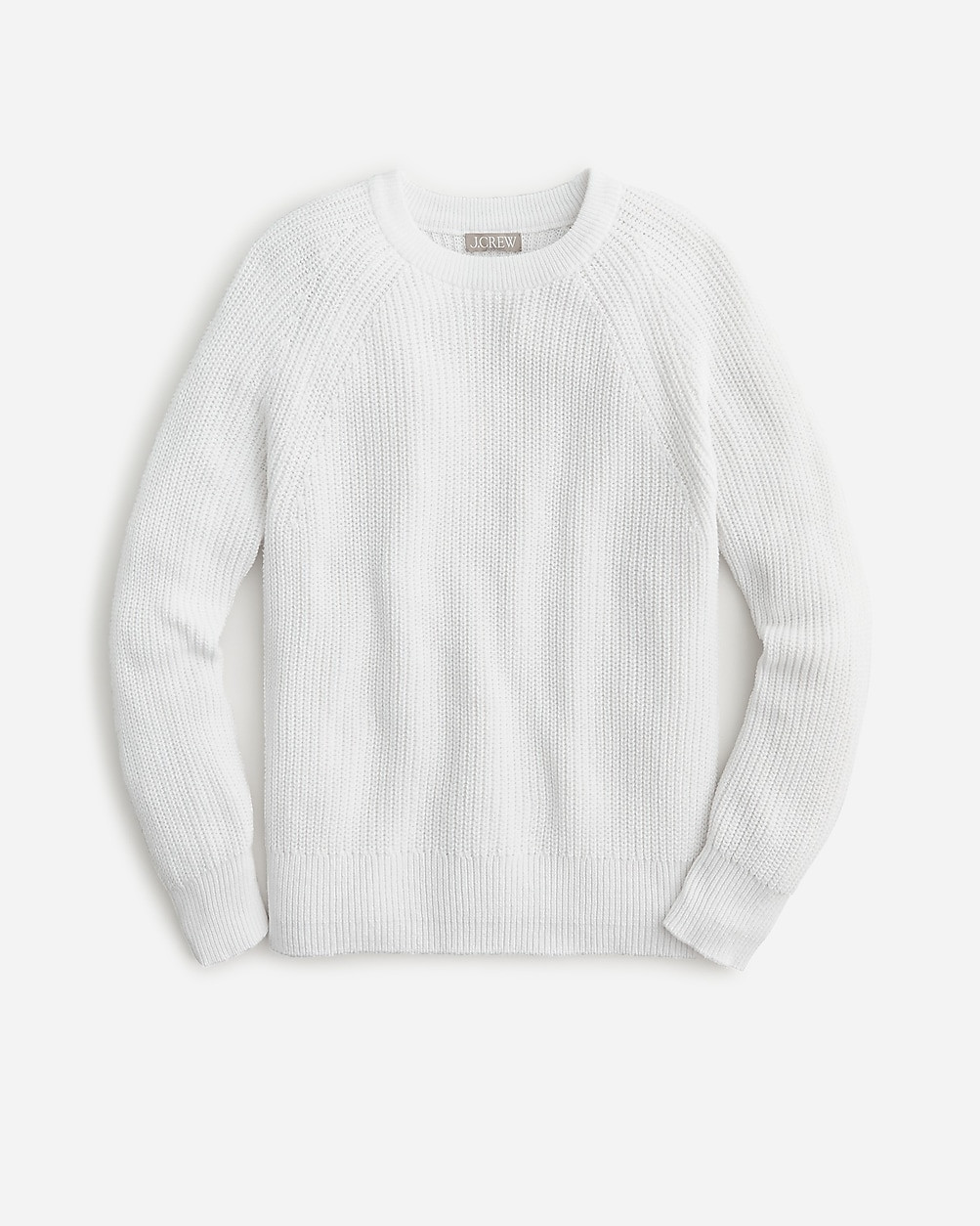Cotton fisherman sweater | J. Crew US