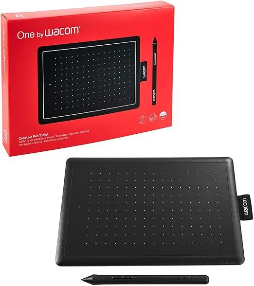 One by Wacom Small Graphics Drawing Tablet 8.3 x 5.7 Inches, Portable Versatile for Students and ... | Amazon (US)