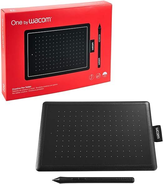 One by Wacom Small Graphics Drawing Tablet 8.3 x 5.7 Inches, Portable Versatile for Students and ... | Amazon (US)