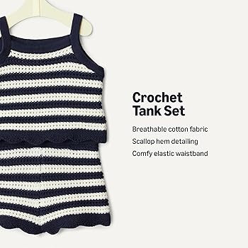 x Sofia Grainge Mommy & Me Cotton Crochet Sweaters & Tank Sets | Amazon (US)