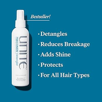 UNITE Hair 7SECONDS Detangler Leave-In Conditioner Spray for Frizz Control & Heat Protection | Amazon (US)