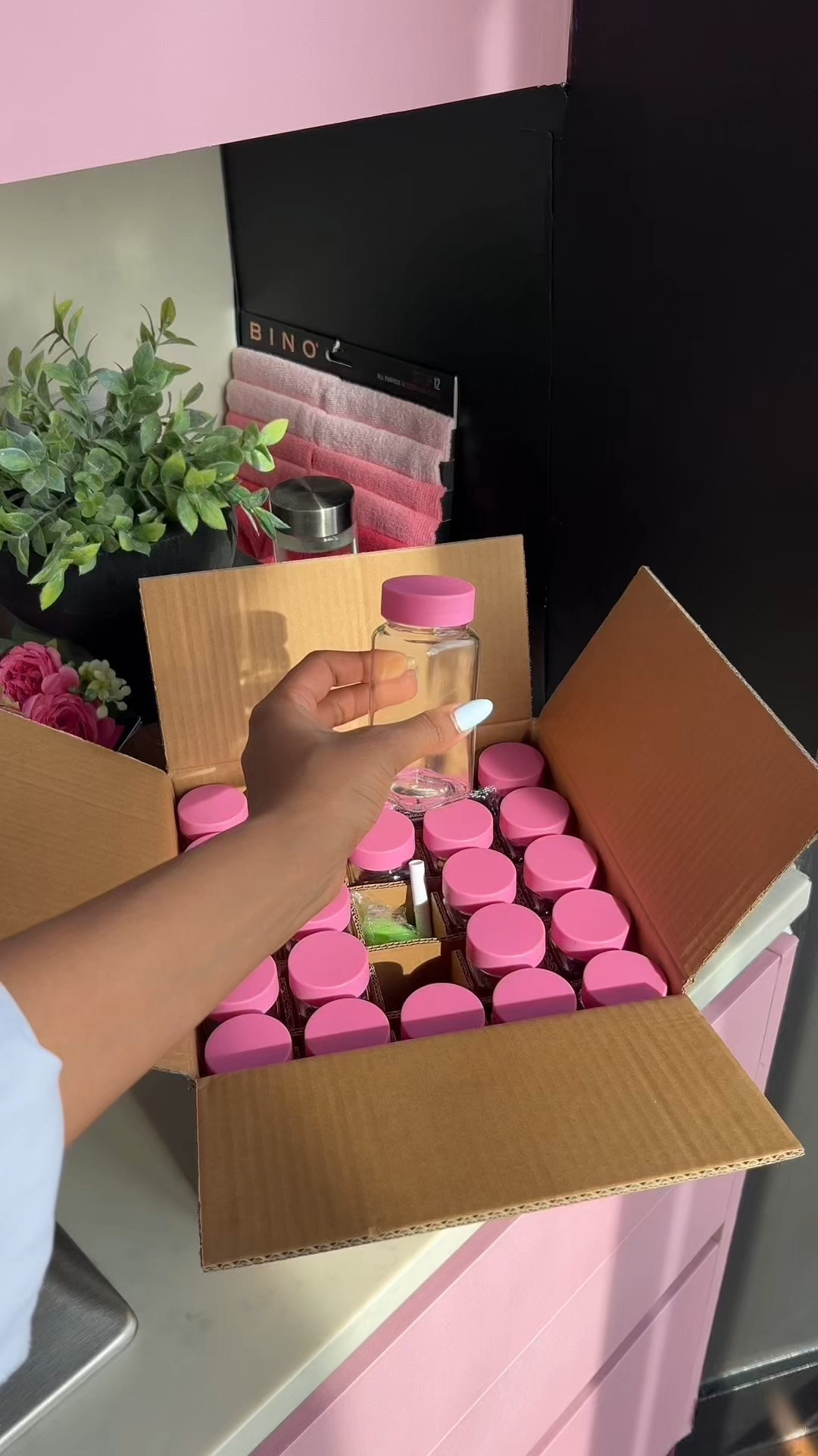 Kitchen Organization Pink Spice Jars

#LTKHome