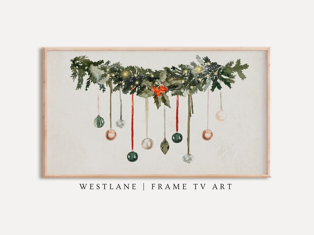 Samsung Frame TV Art Winter Country Farmhouse Holiday - Etsy Canada | Etsy (CAD)