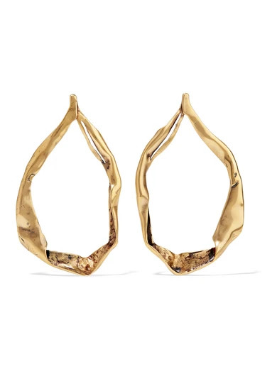 TOM FORD - Gold-tone Hoop Earrings - one size | NET-A-PORTER (US)