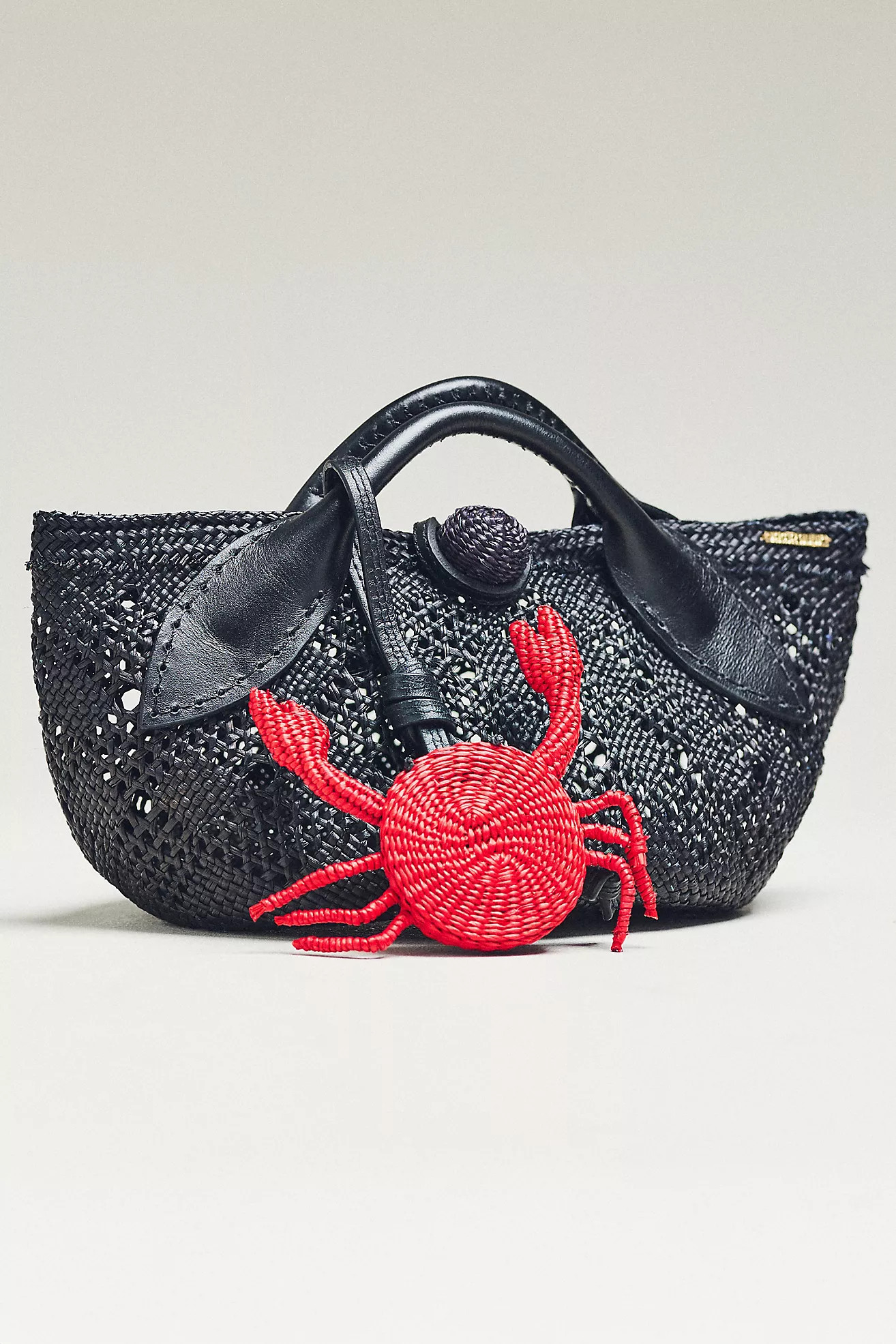 Mercedes Salazar Mini Raffia Crab Bag | Anthropologie (US)