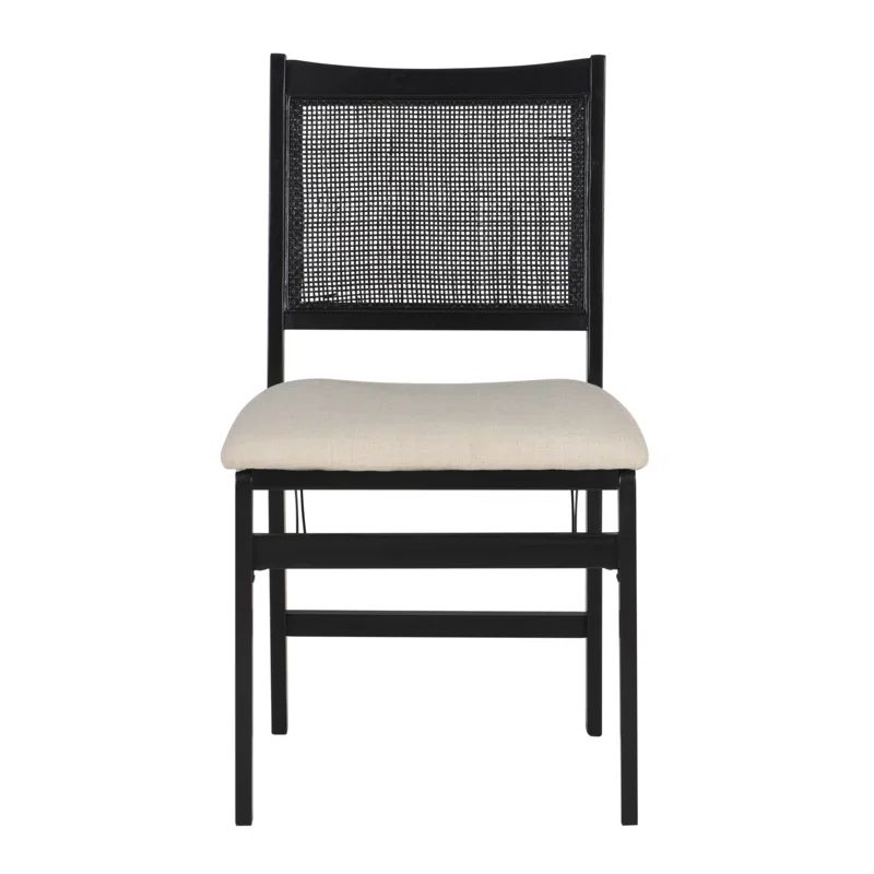 Donner Padded Seat Cane Back Banquet Dining Chair | Wayfair North America