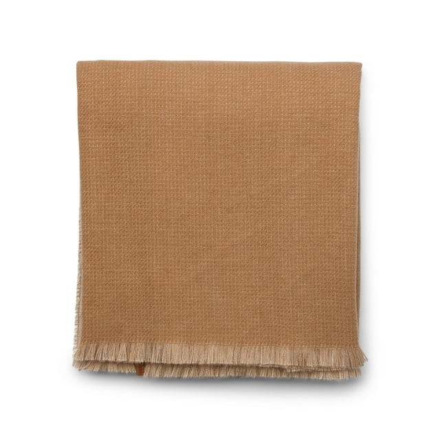 Time and Tru Reversible Ruana with Faux Leather Trim, One Size Fits Most | Walmart (US)