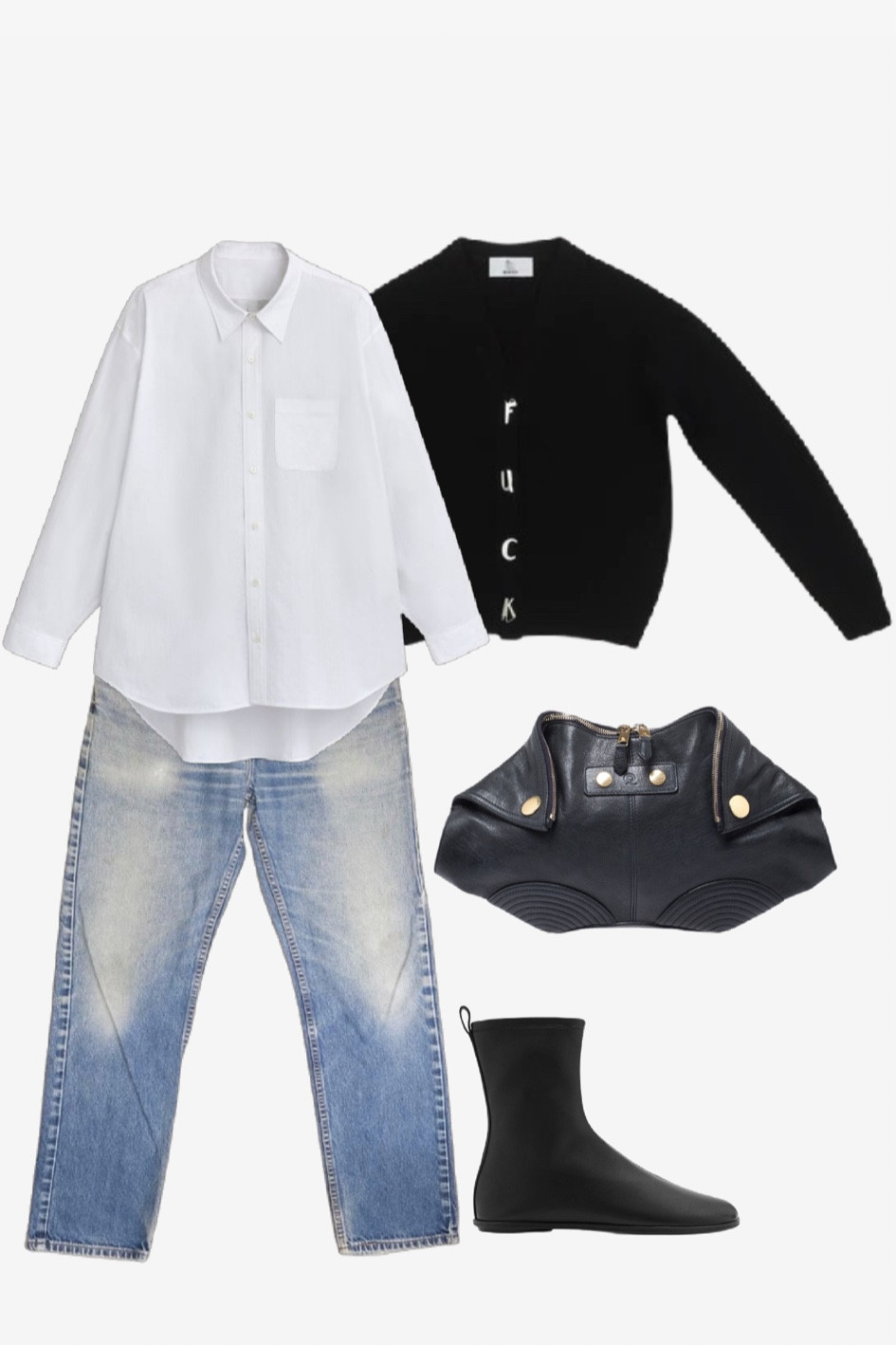 Men’s button up, men’s jeans, awesome cardigan, and new boots is todays outfit formula.
Button up, jeans, and clutch are secondhand/and or vintage. 
•
#winteroutfit #alexandermcqueen #wintertrends #torontostylist #StyleOver40  #secondhandFind #fashionstylist #slowfashion #vintagestyle #fringejacket #FashionOver40  #vintagestyle #genX #genXStyle #shopSecondhand #genXInfluencer #genXblogger #secondhandDesigner 


#LTKStyleTip #LTKOver40 #LTKShoeCrush