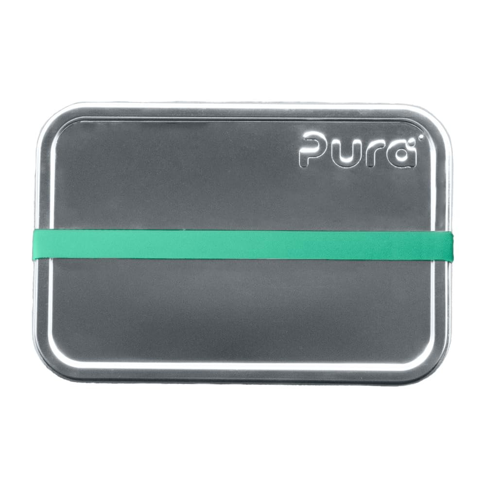 Pura Lunch Containers | Kitchen Food Storage Containers with Lids | Meal Prep Reusable Bento Box ... | Amazon (US)