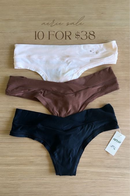 Aerie underwear 10 for $38; my fave style is the ‘real me’ // 

#LTKfindsunder50 #LTKstyletip #LTKsalealert