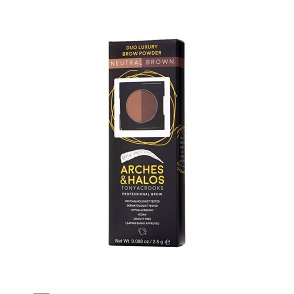 Arches & Halos Duo Luxury Brow Powder - 0.088oz | Target