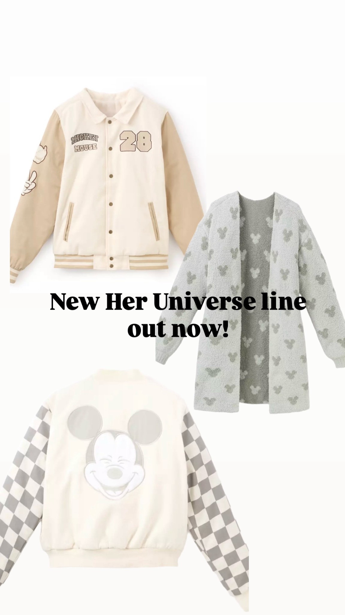 New! Her Universe now has neutrals! First, the black/white and now neutrals. Grab it while it’s in stock. 

#personalshopper
#disneymerch