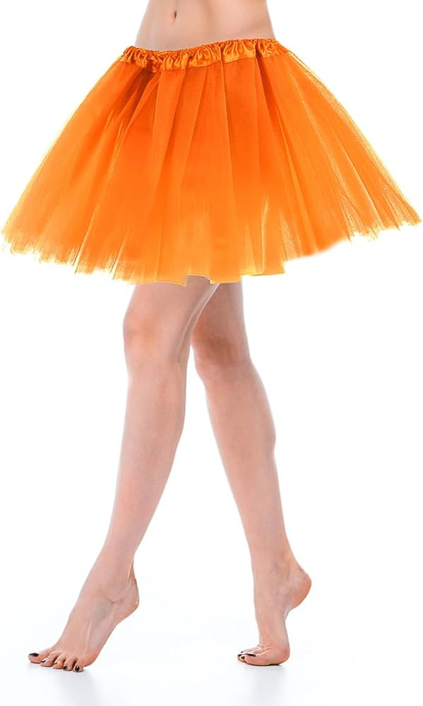 1 Pack Adult Tulle Tutu Skirt 1950s Vintage Tulle Bubble Tutu Skirt Prom Party Skirt Elastic 3 La... | Amazon (US)