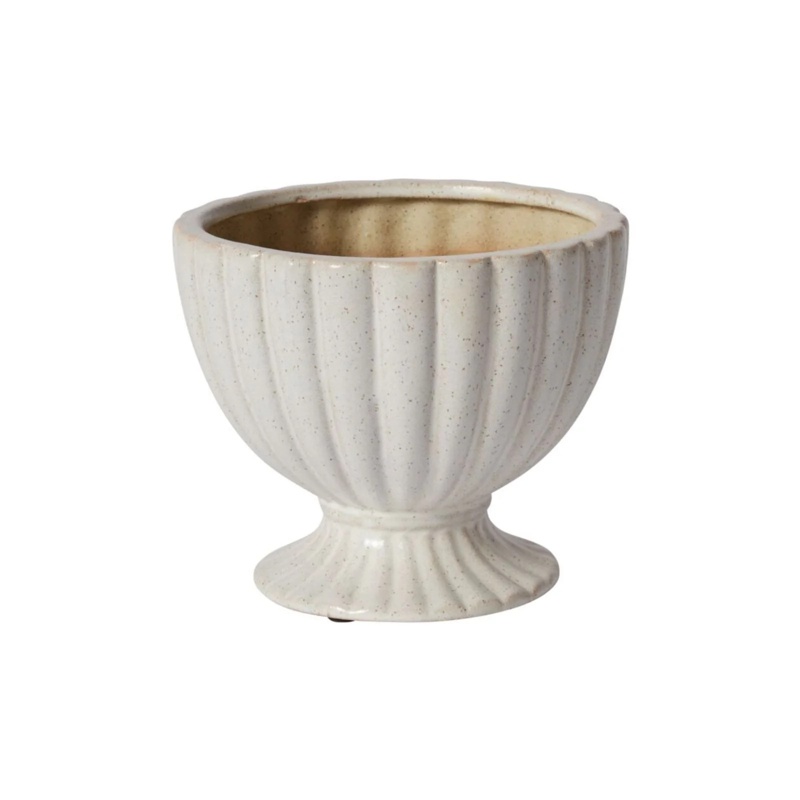 Reeded Pedestal Compote | Brooke & Lou | Brooke and Lou