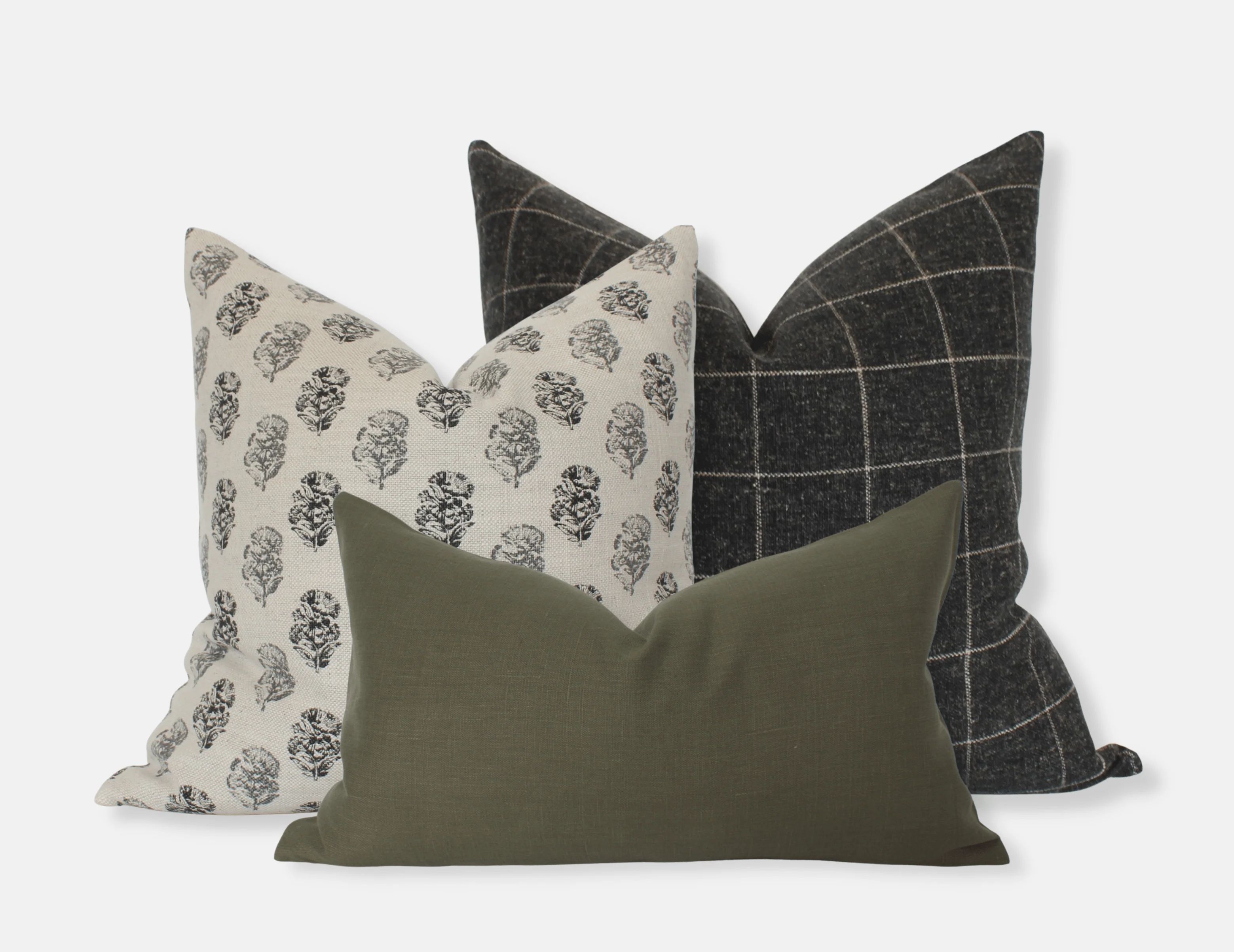 Casia Pillow Combo | Set of 3 | Textileish Designs