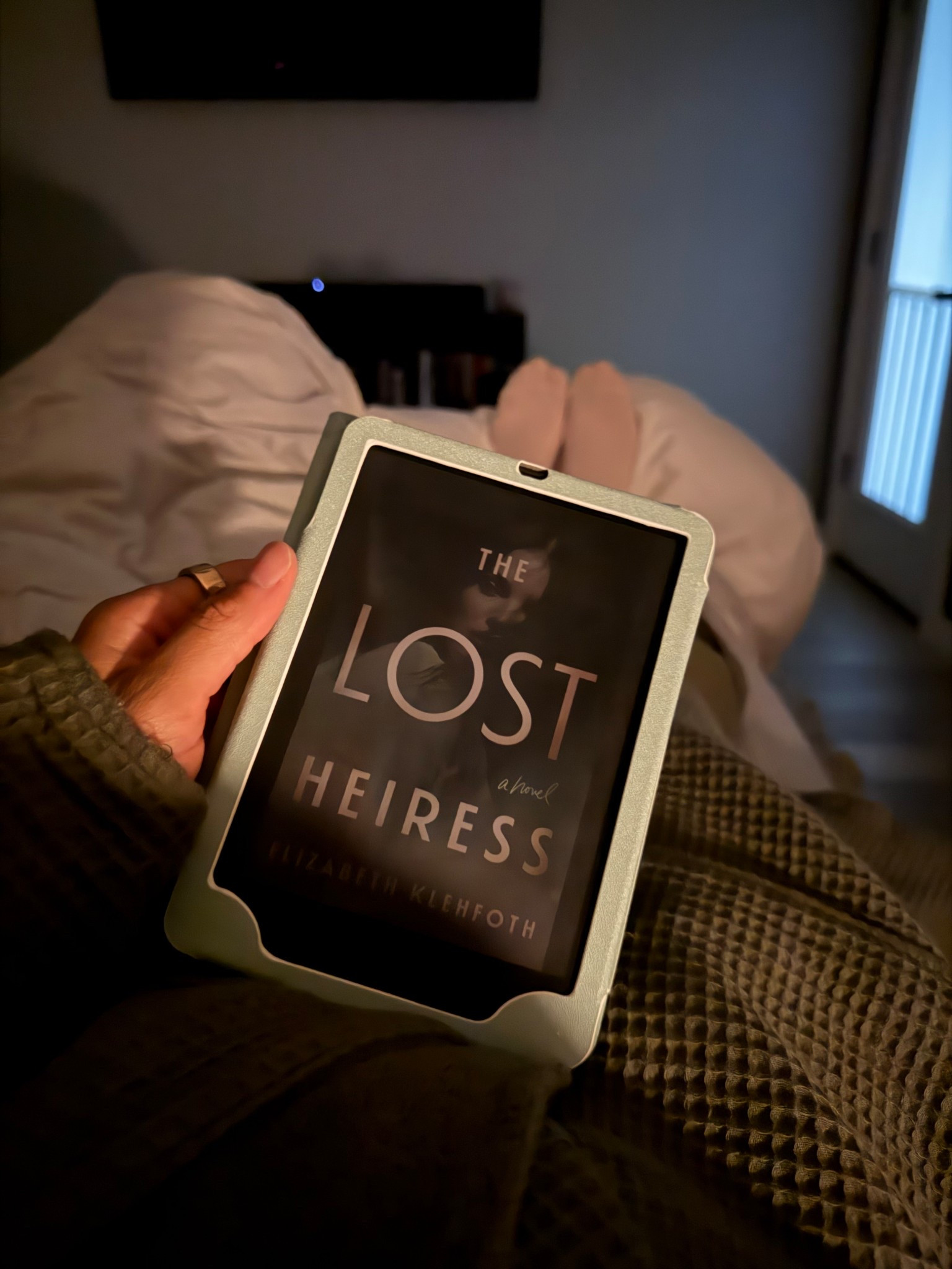 My latest nighttime routine is putting on my spa robe and wearing compression socks while I read. #LTKselfcare 