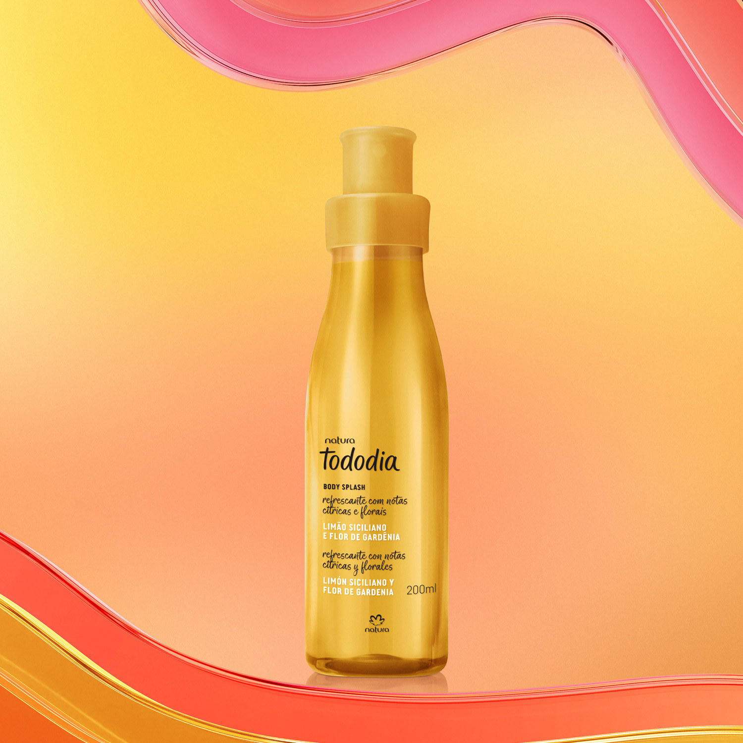 Tododia Limão Siciliano e Flor de Gardênia Body Splash Feminino 200 ml | Natura BR