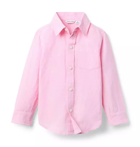 The Linen-Cotton Shirt | Janie and Jack