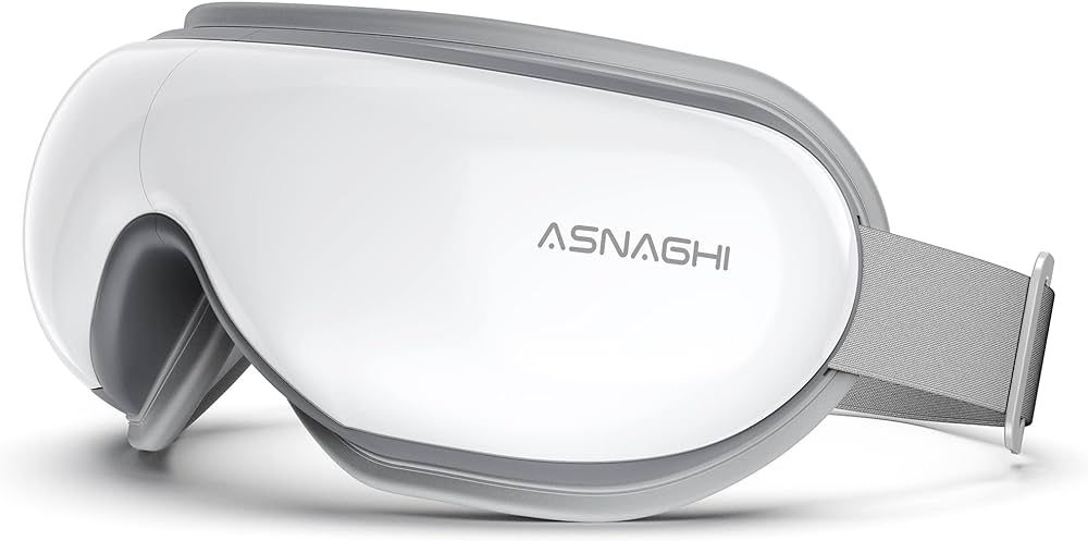 Asnaghi Eye Massager with Heat, Heated Eye Mask with Bluetooth Music for Migraines, Eye Massager ... | Amazon (US)