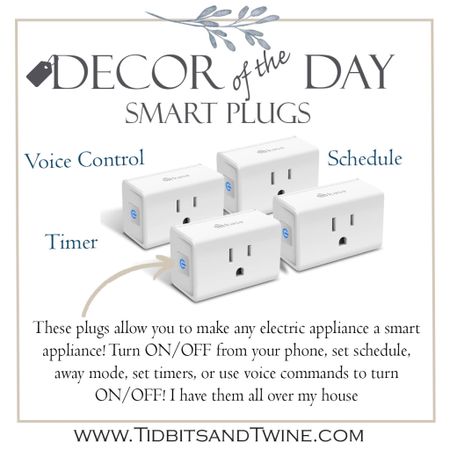 Turn any outlet into a smart outlet!

Amazon find, Amazon fav, Amazon sale, alexa, timer, best appliance 

#LTKhome #LTKunder50 #LTKFind