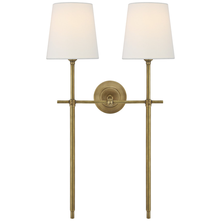 Bryant Large Double Tail Sconce | Visual Comfort