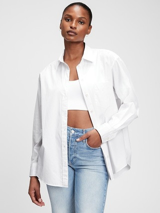 Big Shirt in Poplin | Gap (US)
