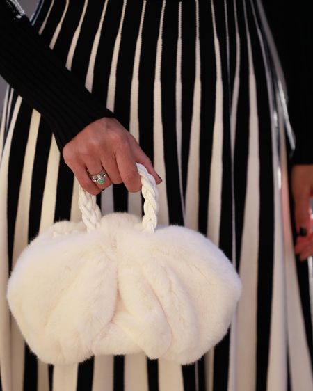 Braided Faux Fur Crossbody Bag in White Mini Bag 

#LTKunder50 #LTKGiftGuide #LTKstyletip
