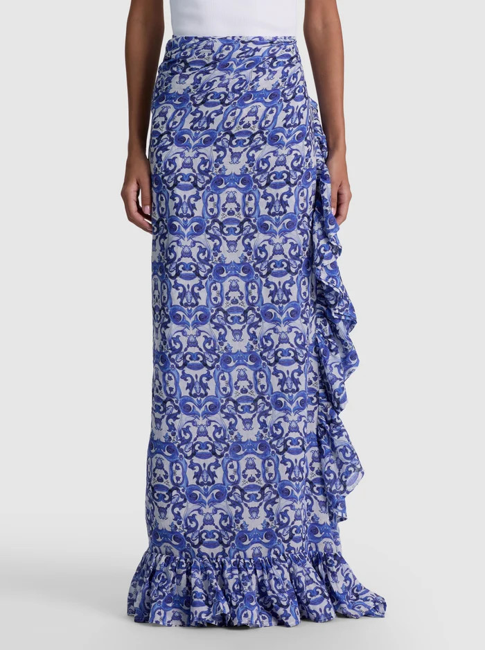 A+O X CONIGLIO PALM BEACH PAREO | Alice + Olivia