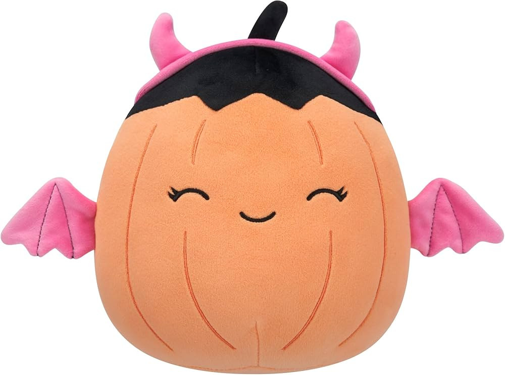 Squishmallows Original 8-Inch Margie Pumpkin in Pink Devil Costume - Official Jazwares Halloween ... | Amazon (US)