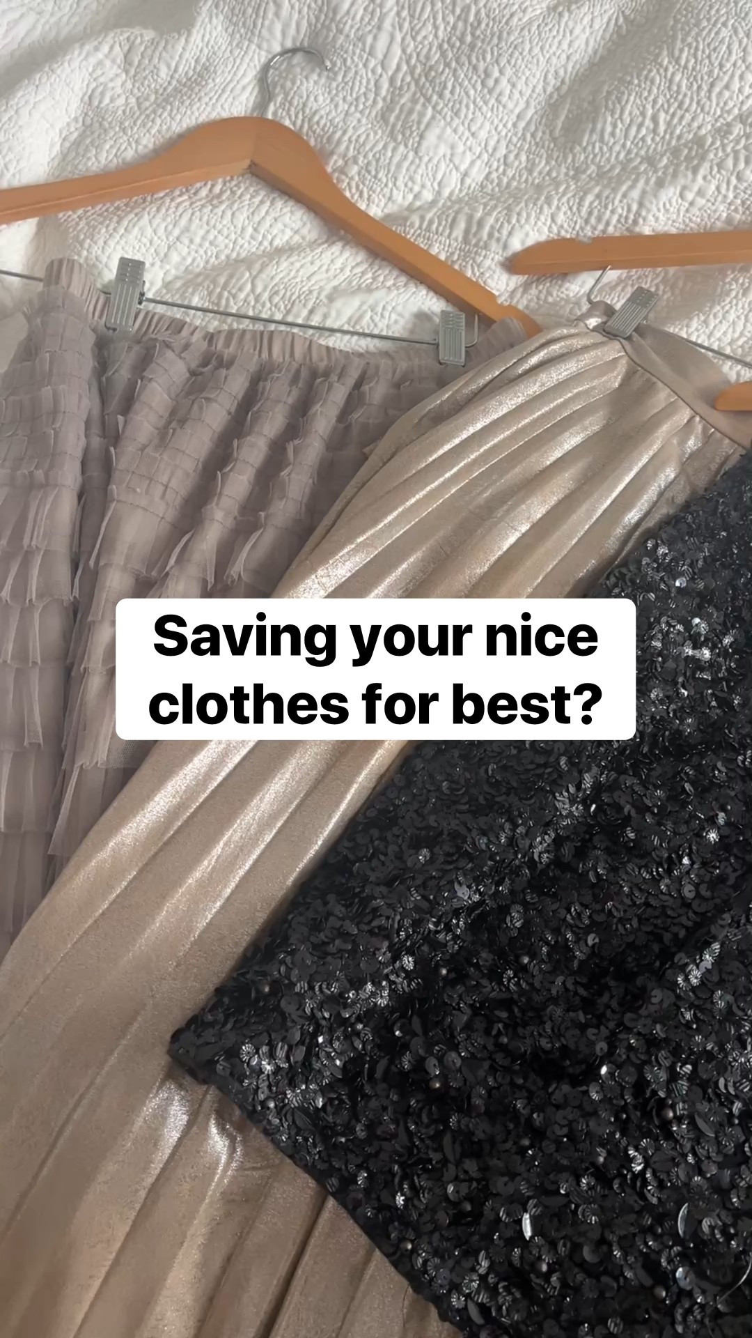 Life is too short to leave your joy hanging in the back of the closet. ✨☕️

How many times have you looked at that beautiful sequin skirt or metallic blazer and thought, I’ll save that for a special occasion"?

Here’s a stylist secret: Today IS the special occasion. Whether you’re answering emails, grabbing a latte, or running errands, adding a bit of shine to your Tuesday doesn't just change your outfit—it changes your mood. Stop waiting for a party that might be months away and start celebrating your style right now.

I’m breaking down the "Rules" we need to ditch in 2026 over on my YouTube channel today. Click the link in my bio to watch the full video! 🎥✨

Tell me below: What’s one "fancy" item in your closet that you’re going to wear this week just because? 👇


✨ READY TO RECLAIM YOUR STYLE? ✨
Ditch the rules and build a closet that brings you joy every single day.
📖 Download my FREE Capsule Wardrobe Planner
📞 Book a 1:1 Discovery Call with me
🔗 ALL LINKS IN BIO @capsuleclosetstylist

---


#SparkleTuesday #StyleOver50 #FashionOver50 


#LTKOver40 #LTKdayinmylife #LTKselfcare