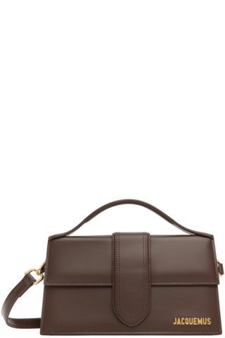 Jacquemus - Brown Le Raphia 'Le Grand Bambino' Bag | SSENSE