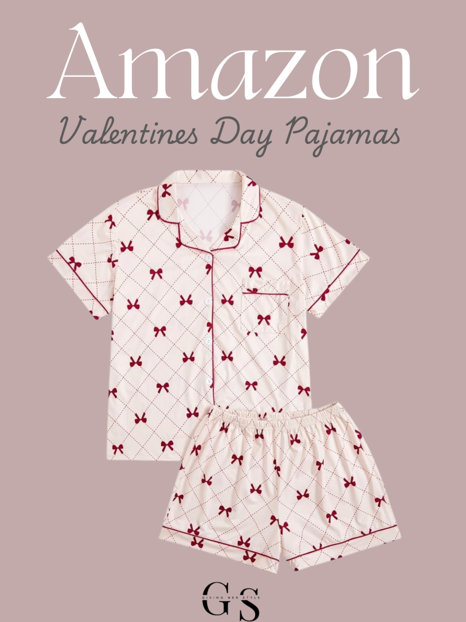 Valentine’s Day pajama from Amazon
Loungewear, Amazon loungewear, Amazon pajamas, pajama set, vday, Valentine’s Day outfit, Valentine’s Day pajamas, pink pajamas, satin pajamas, women’s pajamas, lounge outfits

#LTKFindsUnder50 #LTKGiftGuide #LTKU