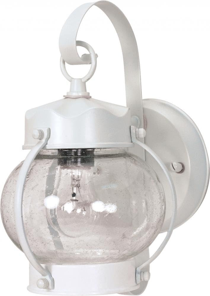 Nuvo 60/630 Onion Lantern with Clear Seed Glass, White | Amazon (US)