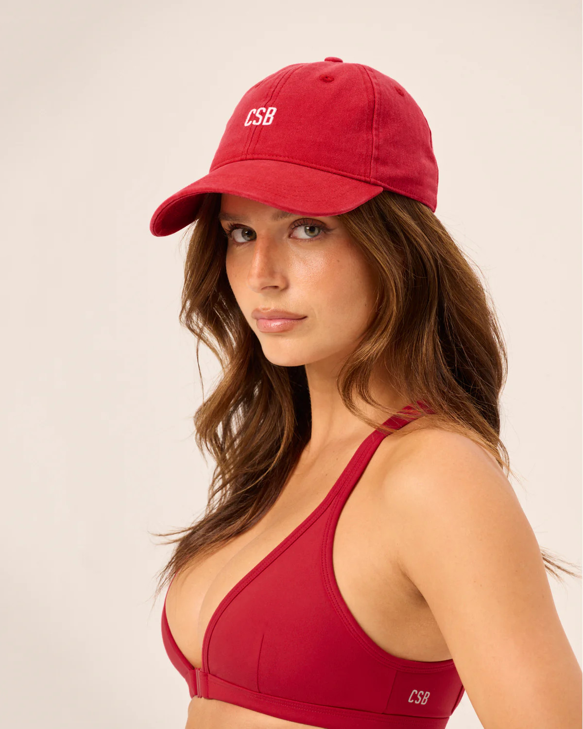 Off Duty Cap | Chilli | Crop Shop Boutique US