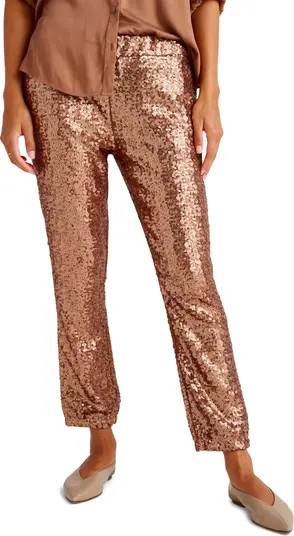 Splendid Oxford Sequin Pants | Nordstrom | Nordstrom