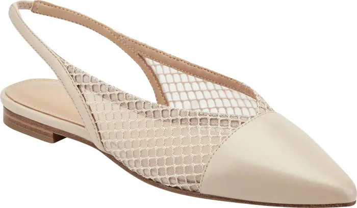 Davin Pointed Toe Slingback Flat (Women) | Nordstrom